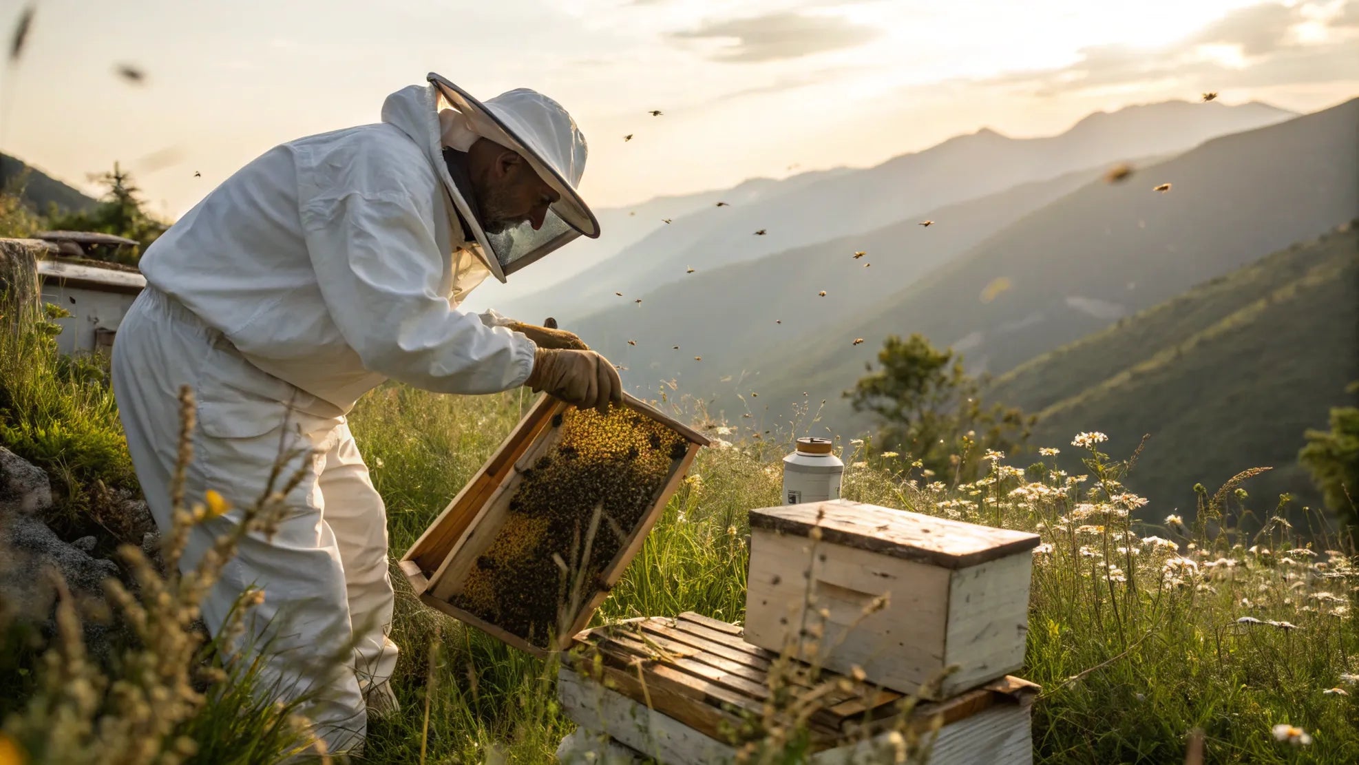 Ekologisk propolis och bipollen från Ballot Flurin