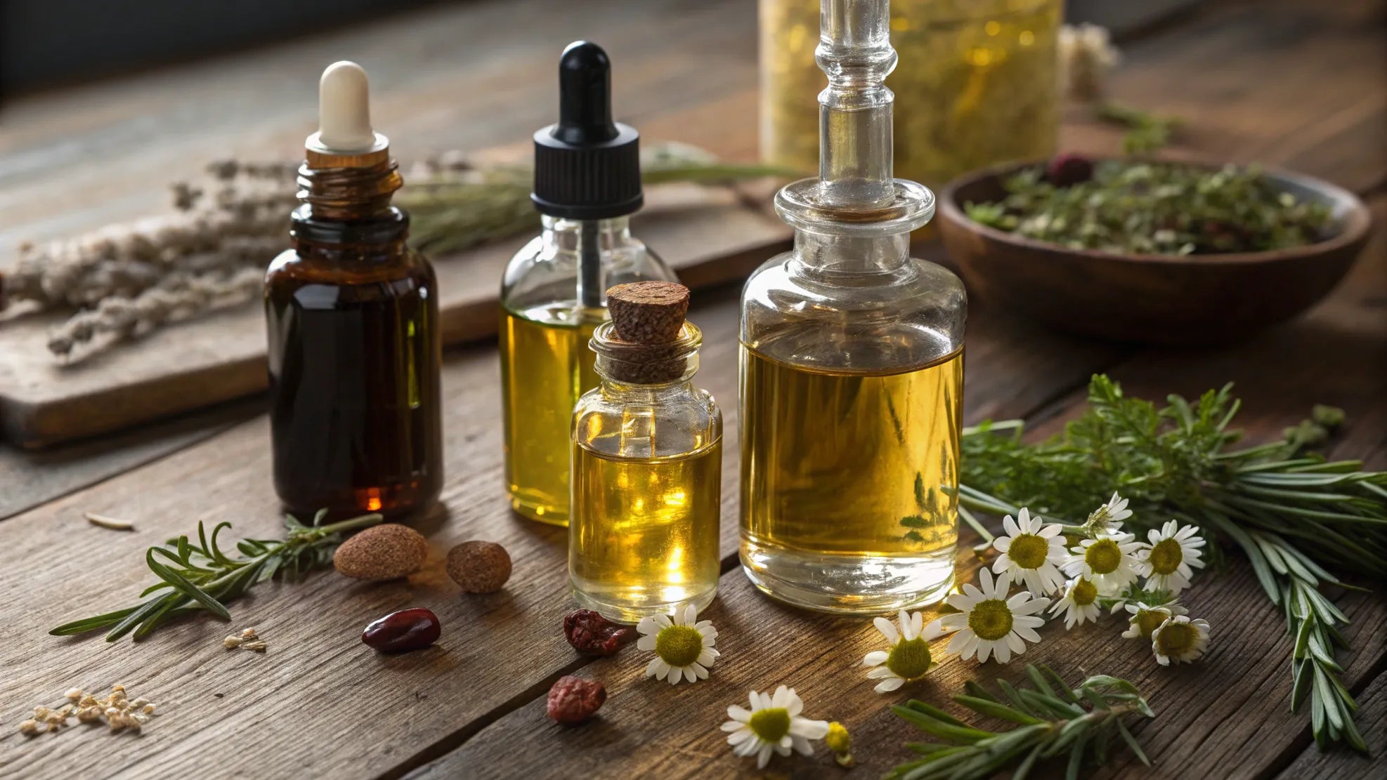 Naturliga håroljor för vinterbehandling av torrt hår