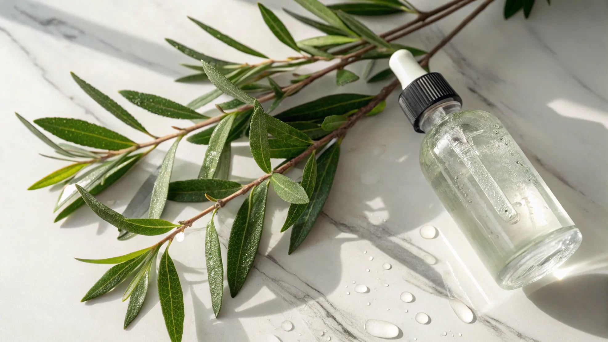 Tea tree-vatten för oren och känslig hy