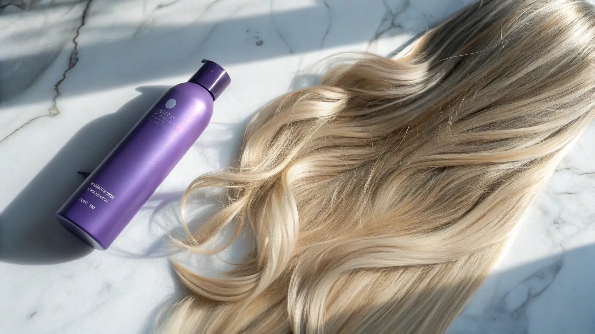 Så blir du av med gula toner i blont hår