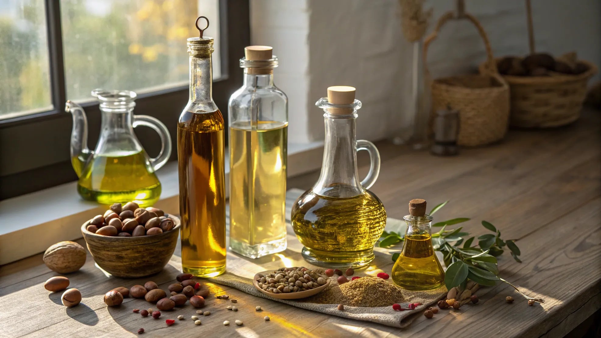 Kallpressade oljor för hud och hår - vilken passar dig?