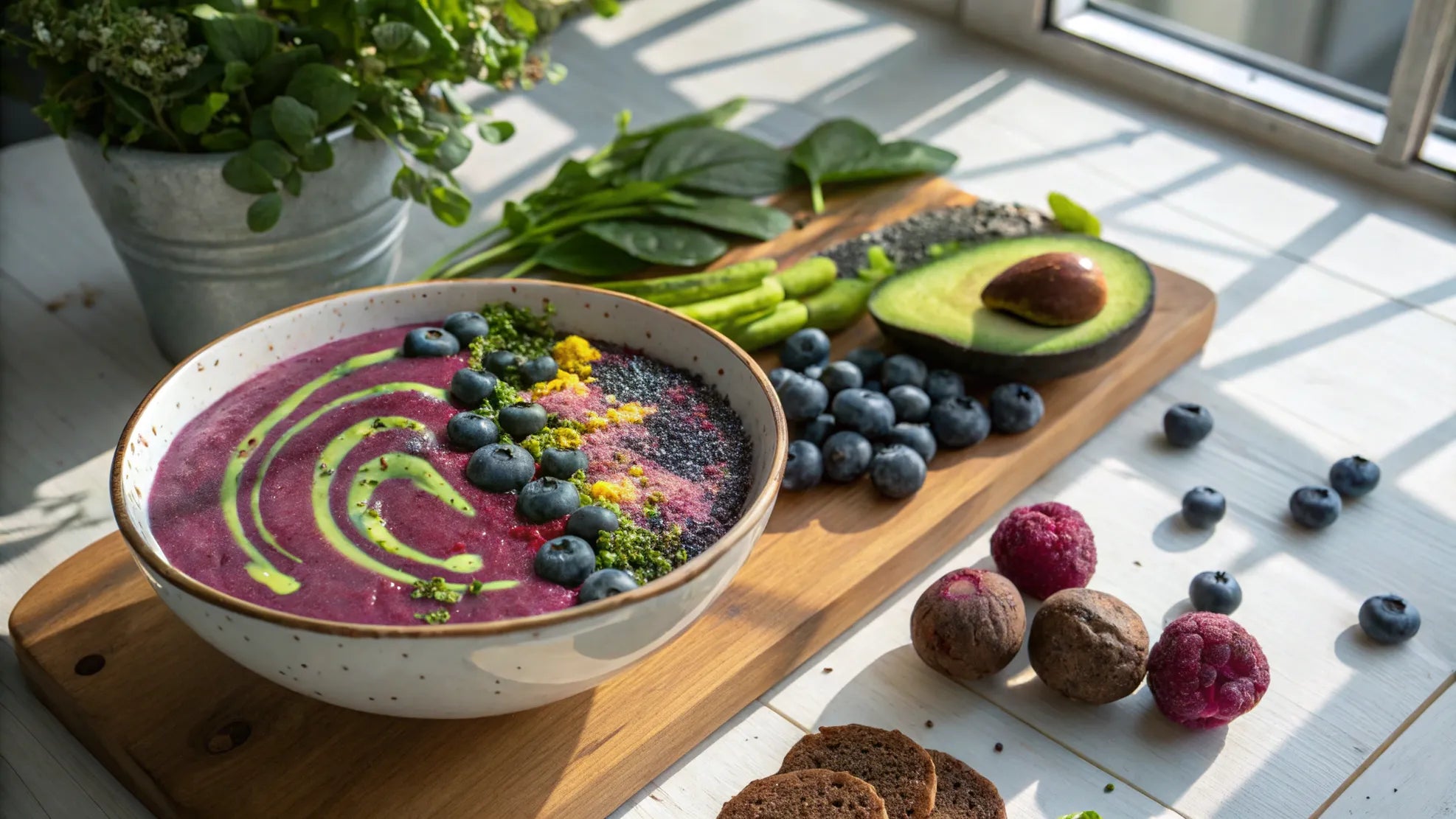 Tre antioxidantrika recept med blåbär och matcha