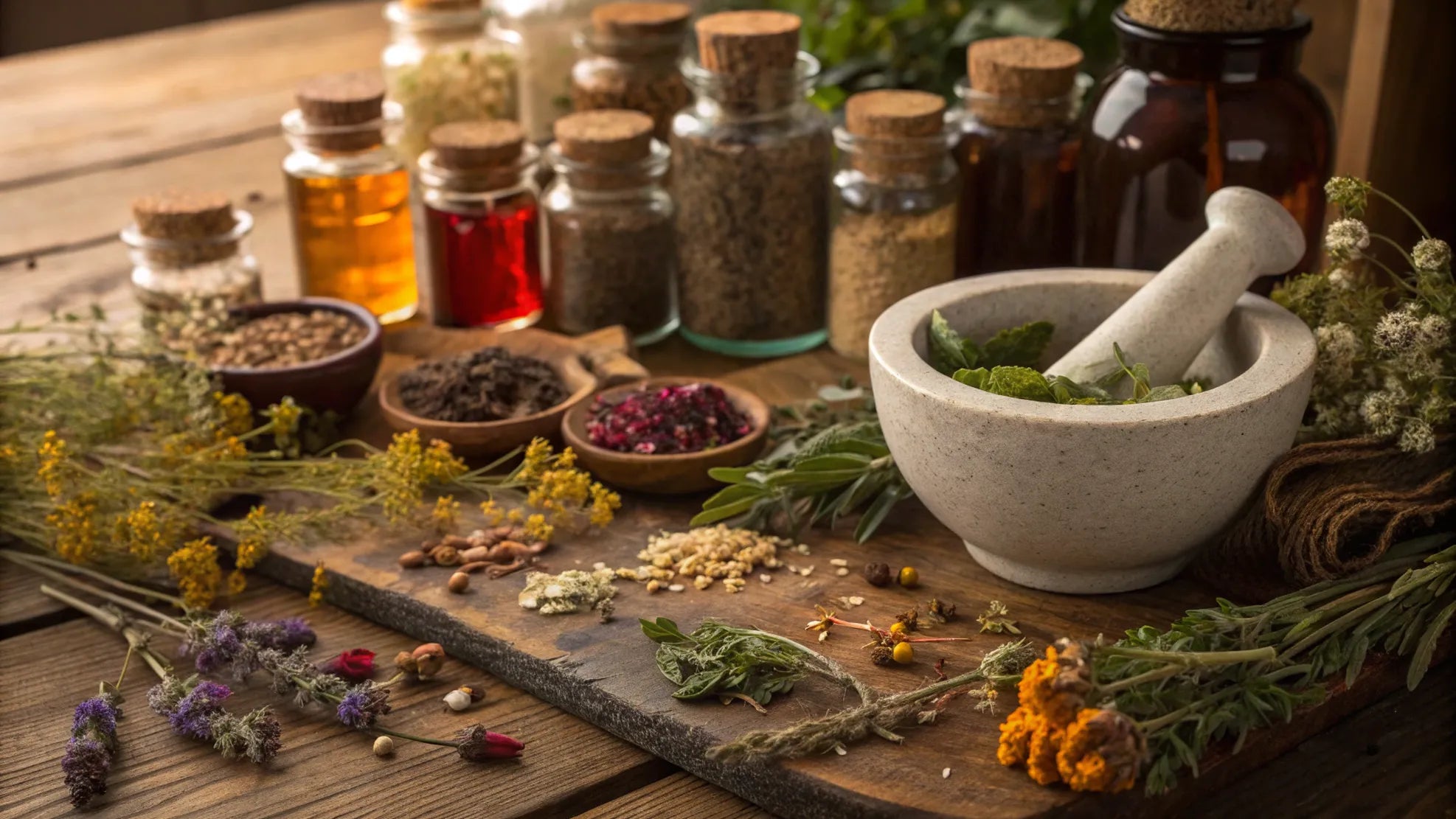 Komplett guide till naturliga örter för dina hälsobehov