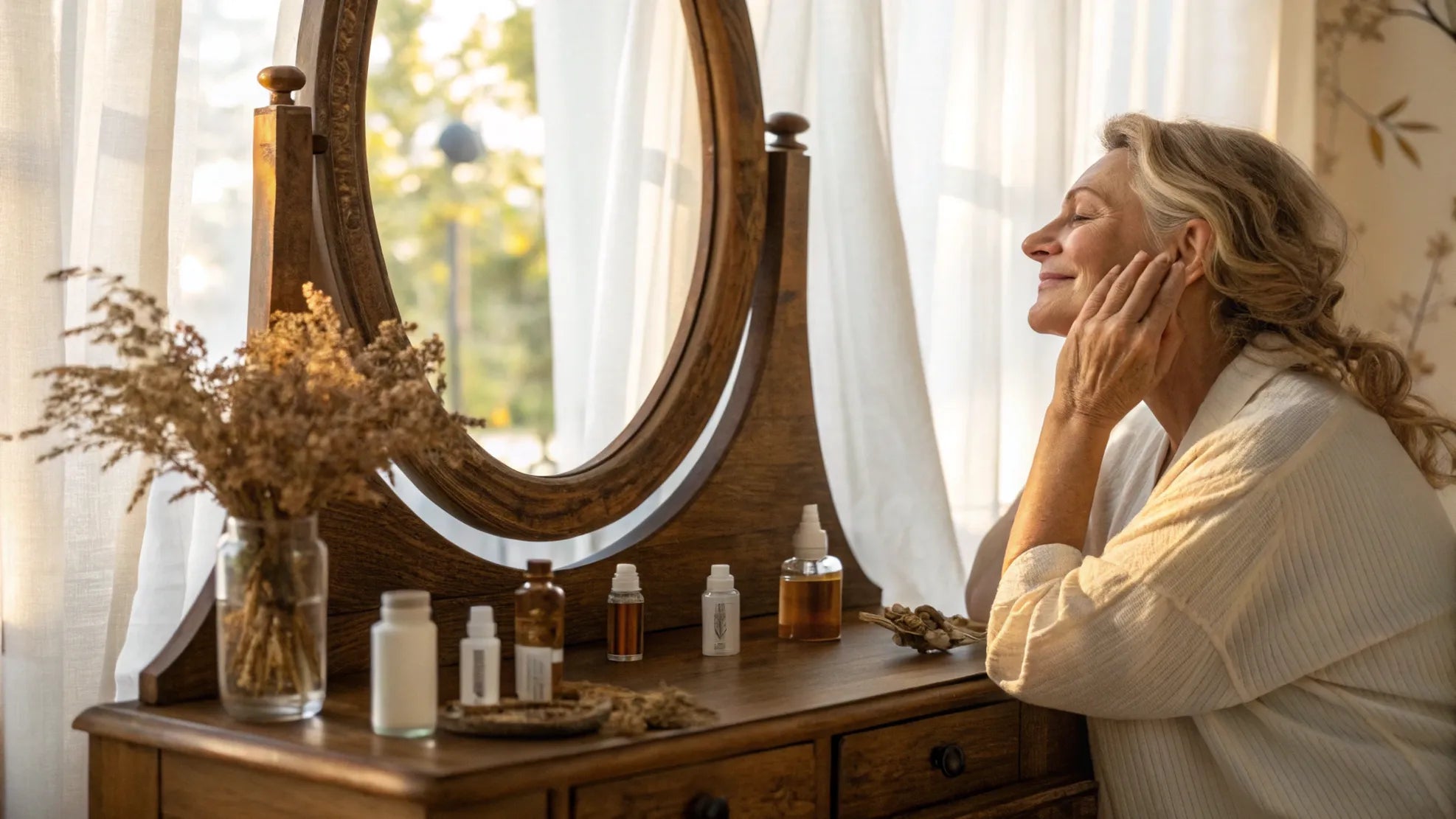 Hudvård under klimakteriet - Tips för torr och känslig hy