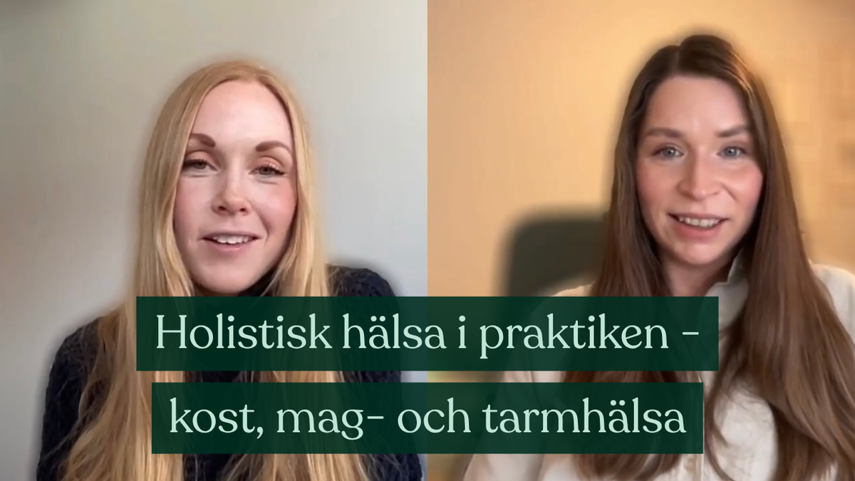 Avsnitt #1: Vad innebär holistisk hälsa i praktiken och hur kan du må bättre med Frida Nyman