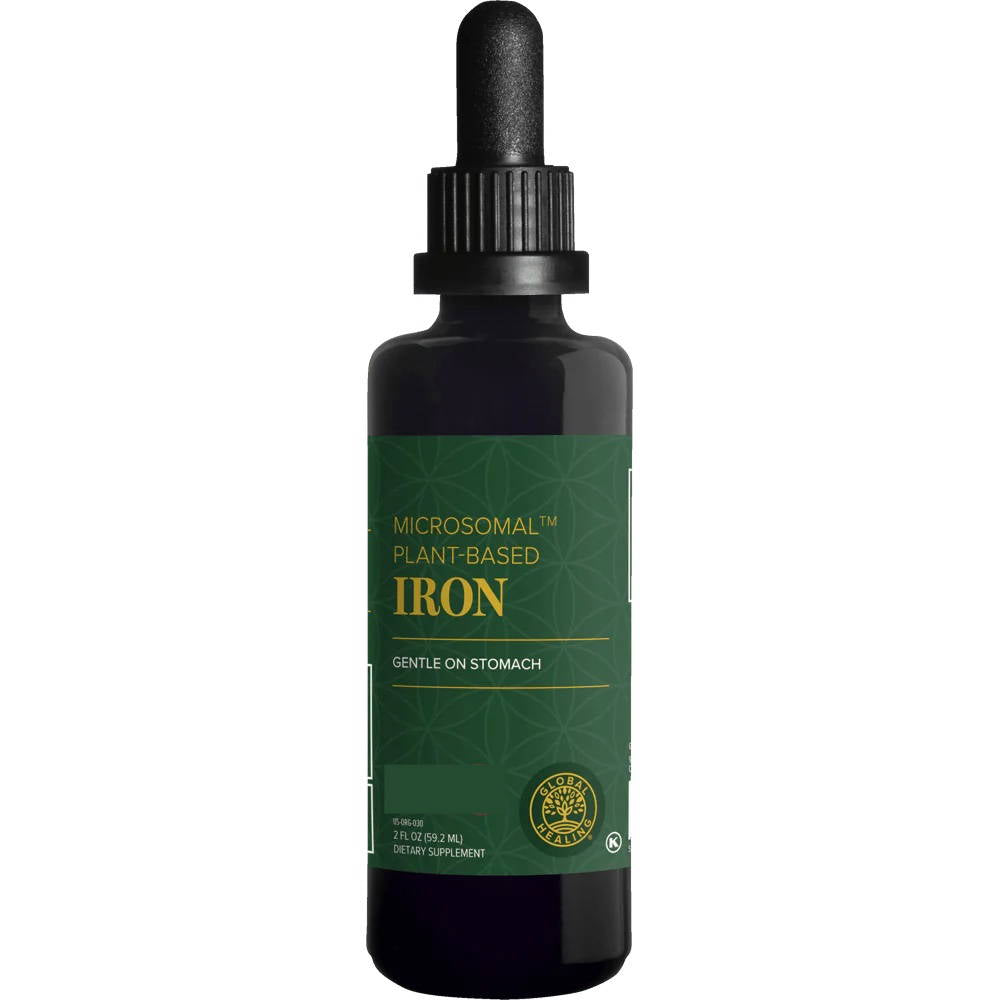global healing plant based iron Global Healing Liquid Iron Supplement 18mg