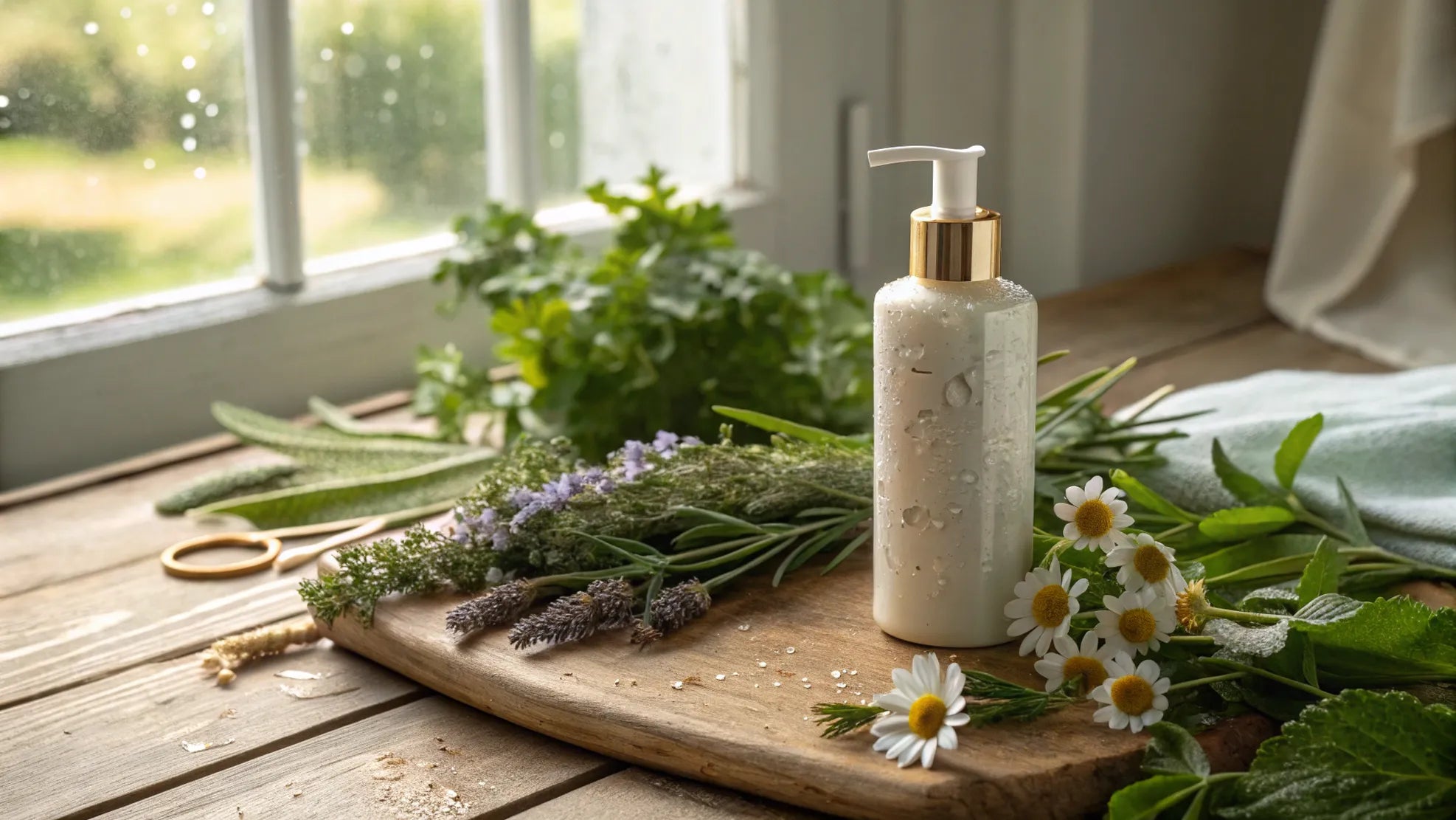 Odylique Gentle Herb Shampoo för torr hårbotten
