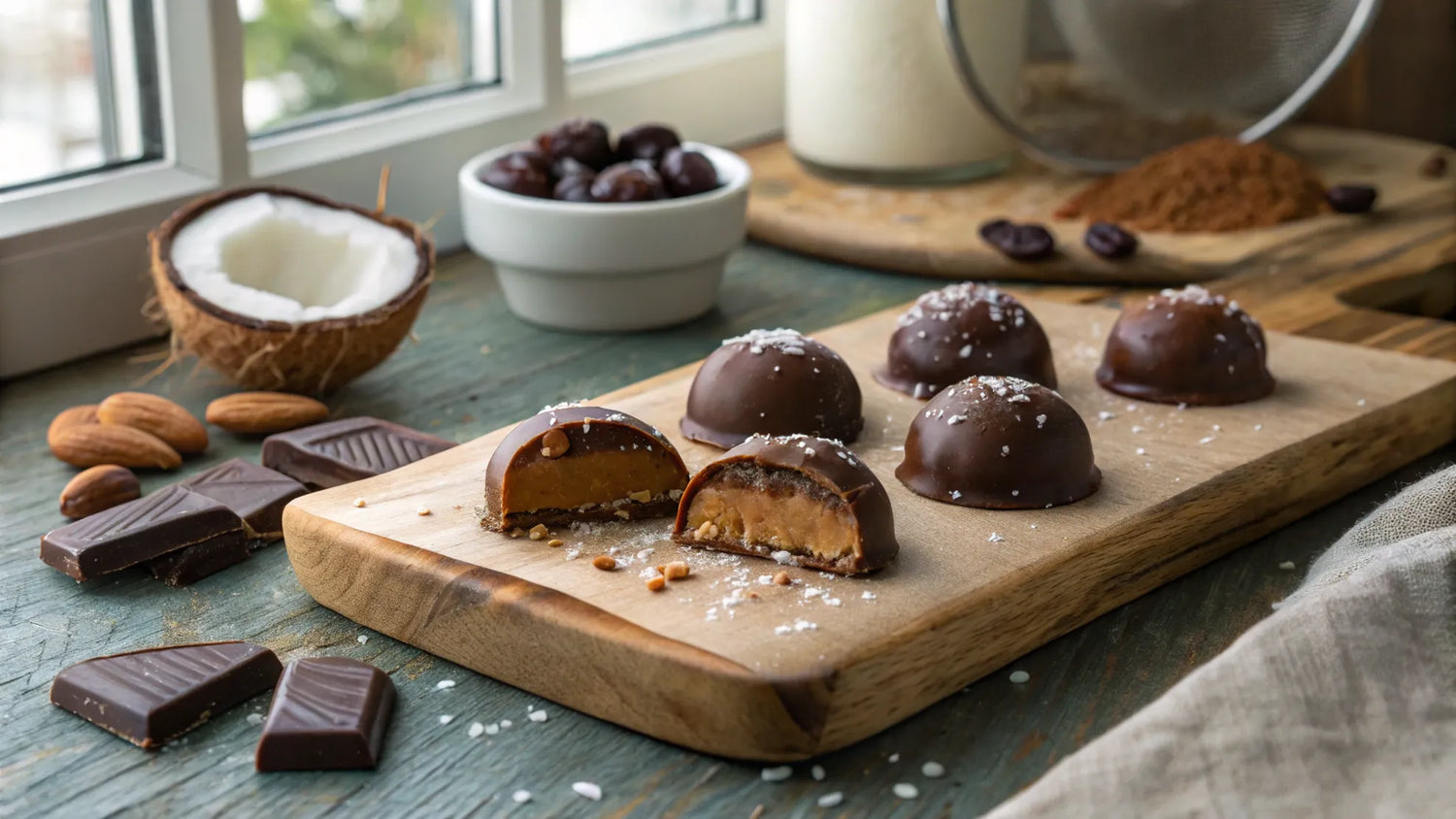 Nyttig Raw Dumlekola med naturliga ingredienser