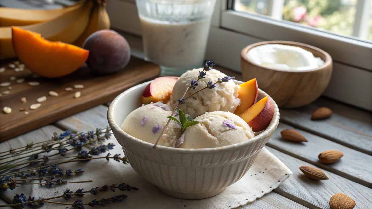 Hemgjord vegansk glass utan konstiga tillsatser