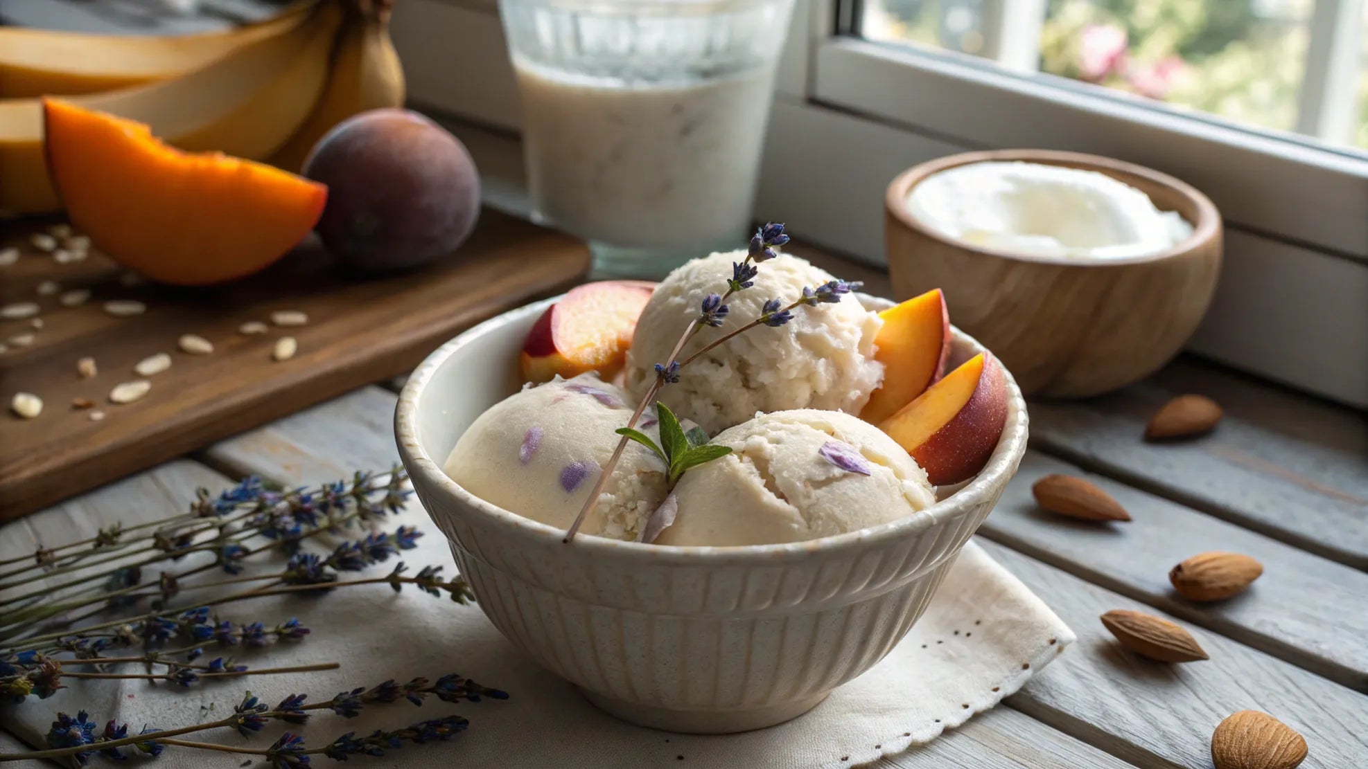 Hemgjord vegansk glass utan konstiga tillsatser