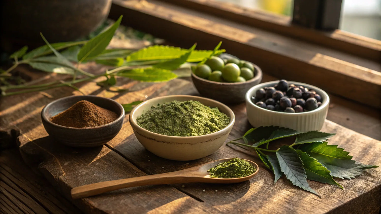 Khadi ekologisk hårfärg täcker grått hår naturligt