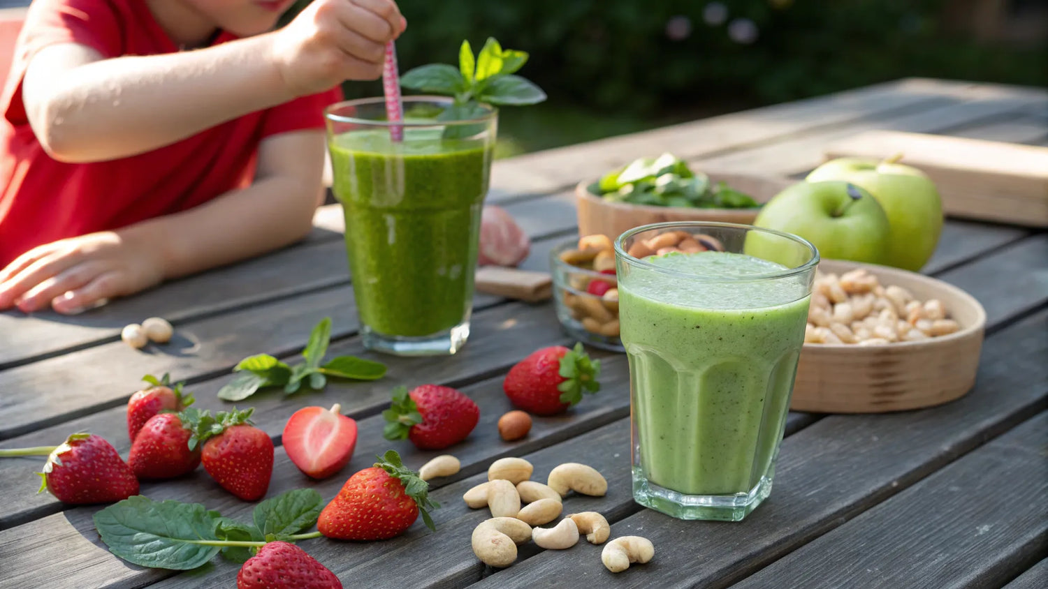 Enkla veganska smoothies för hela familjen