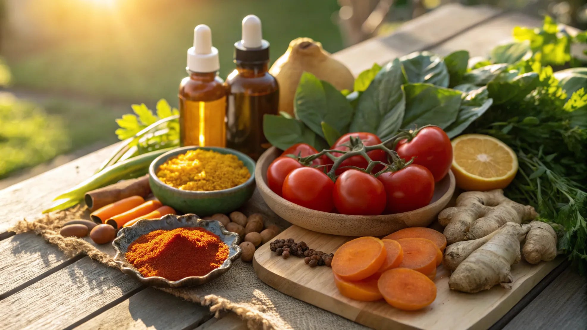 Naturligt solskydd med kost och kosttillskott