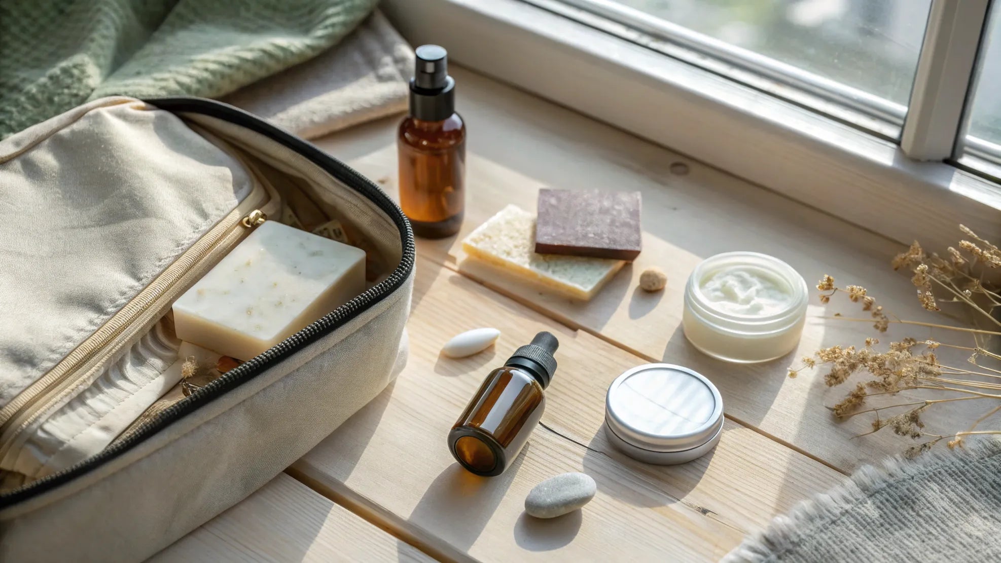 5 naturliga multiprodukter för resan - packa smart