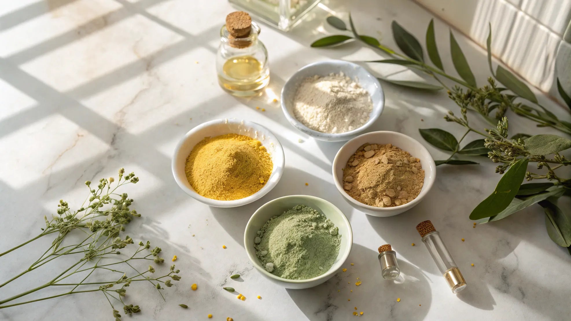 4 ekologiska ansiktsmasker för omedelbar lyster