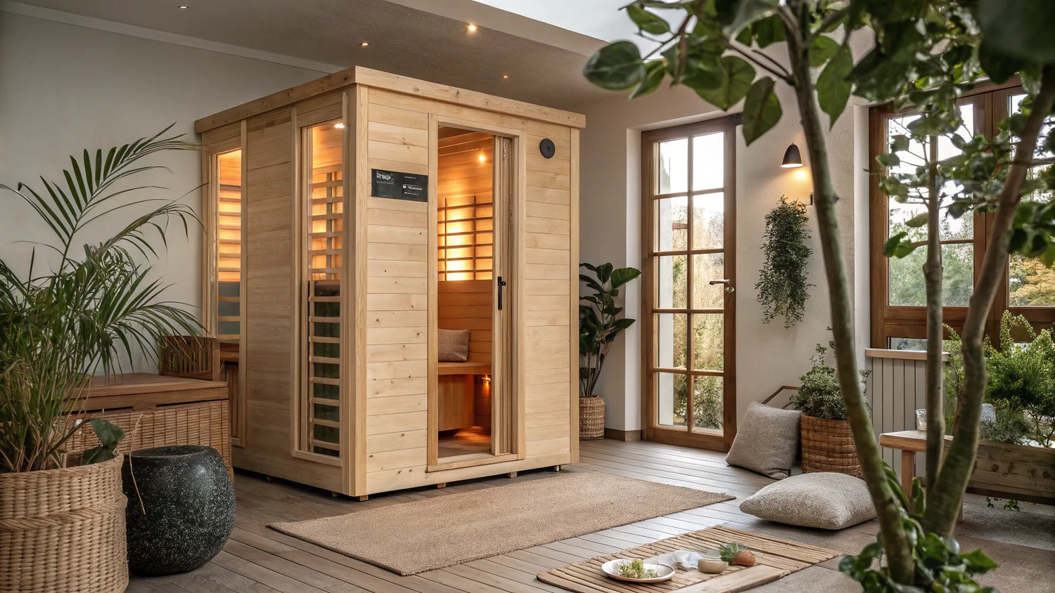 7 hälsofördelar med infraröd bastu för hemmadetox