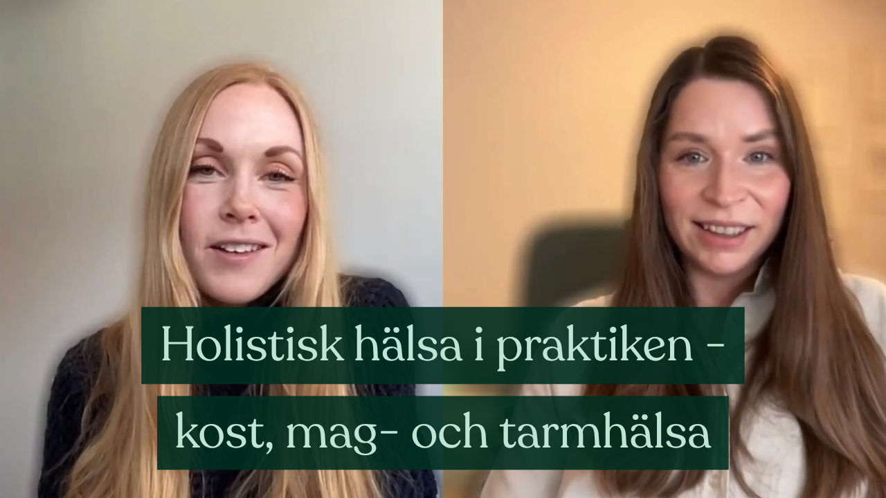 Avsnitt #1: Vad innebär holistisk hälsa i praktiken och hur kan du må bättre med Frida Nyman