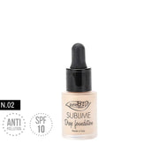 PuroBIO Cosmetics - Sublime Drop Foundation 02, 19 g