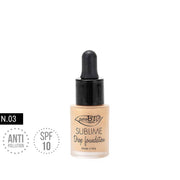 PuroBIO Cosmetics - Sublime Drop Foundation 03, 19 g