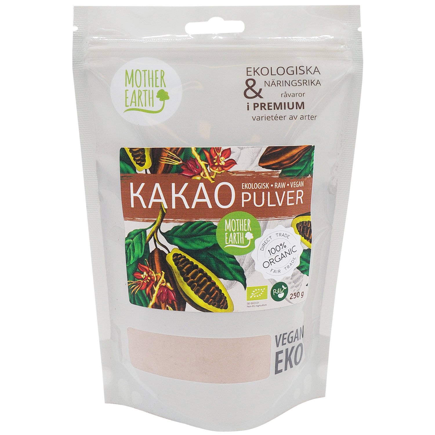 RAW Organic Cocoa Powder 250 grams