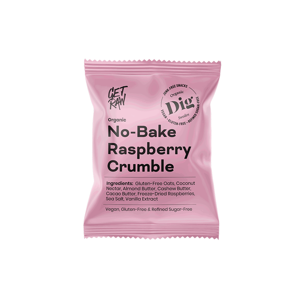 Dig No-Bake Raspberry Crumble 12 x 35g