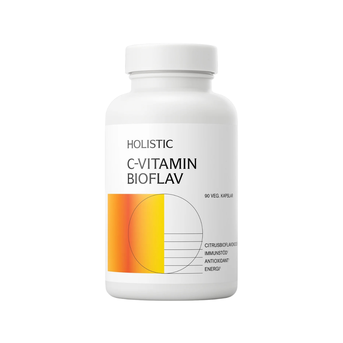 C-vitamin BioFlav 90 kapsler - Holistic