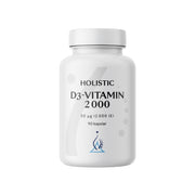 Holistic D3 Vitamin 2000 IU, 90 capsules