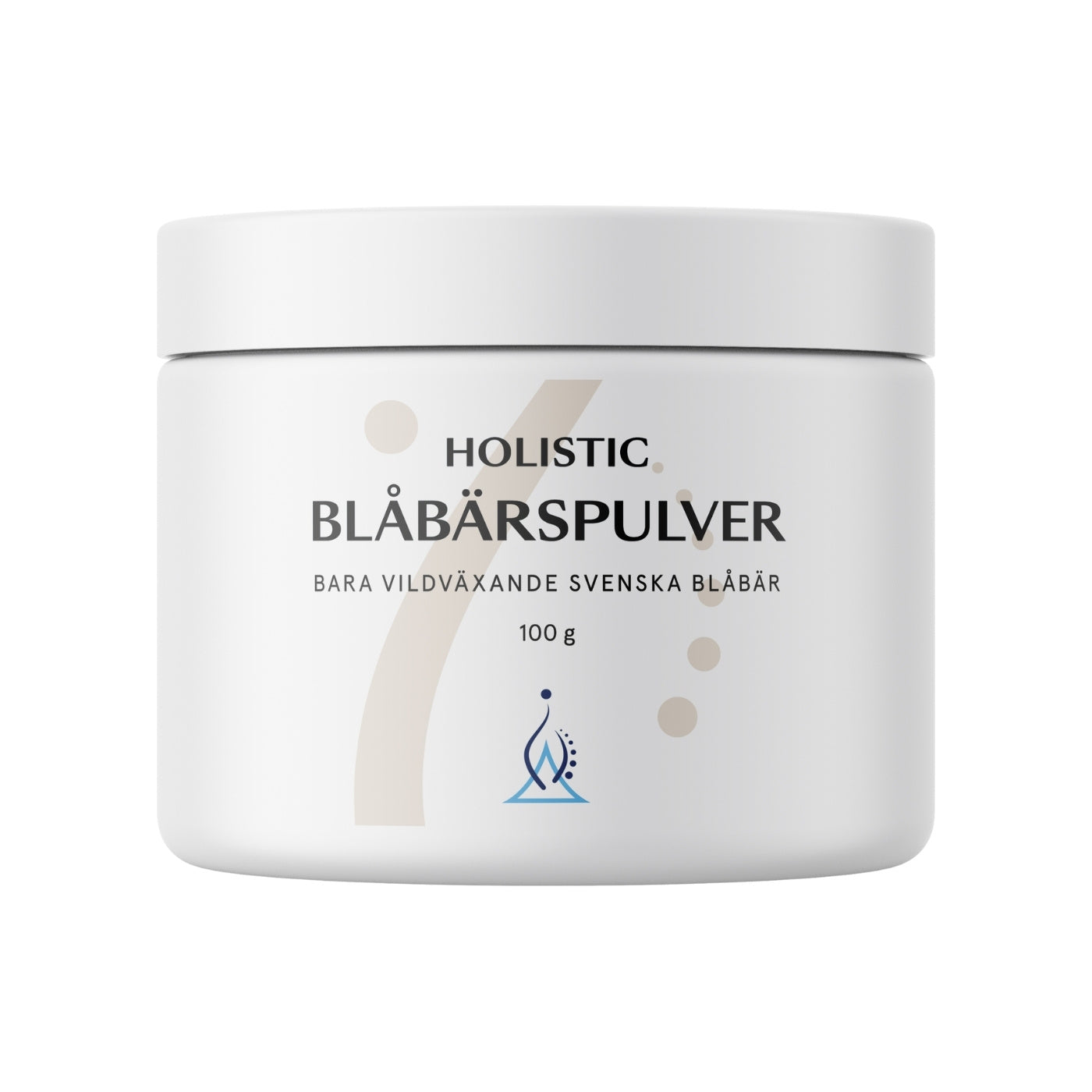 Blåbærpulver Vildtvoksende Svenske Blåbær, 100 g