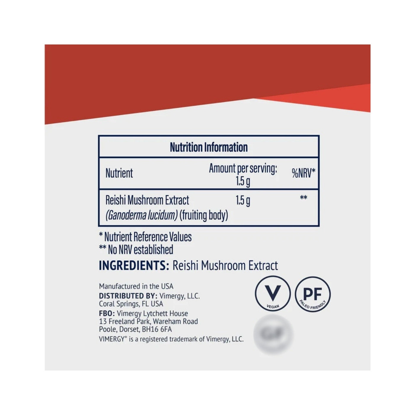 Vimergy Reishi Extrakt, 50 g