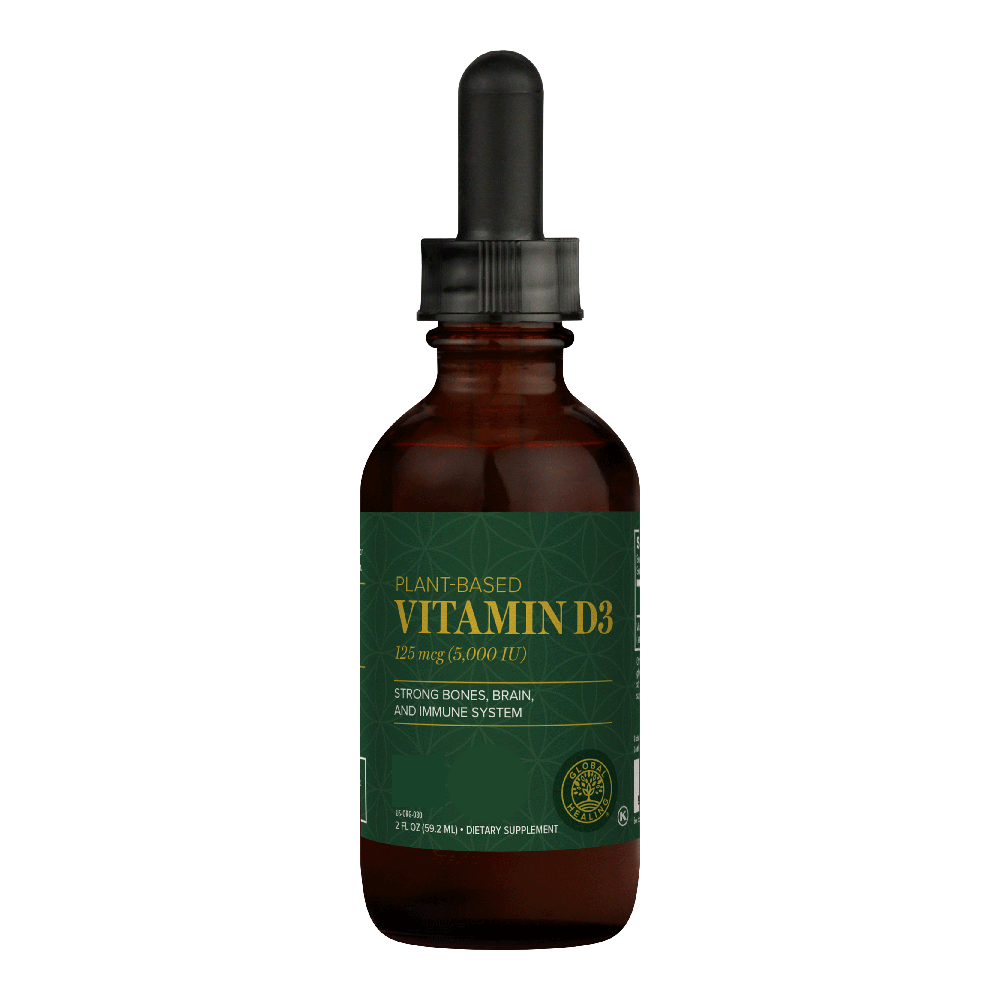 Global Healing Vegan D3 Vitamin, 59 ml