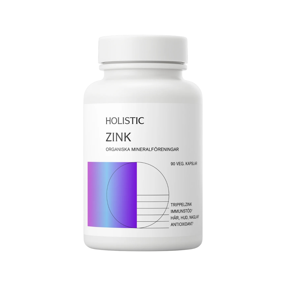 Zink 90 kapsler - Holistic