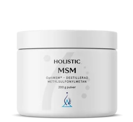 Holistic Destillerad Opti MSM-pulver, 200 gram