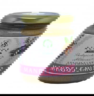 Alive Foods Raw, Ekologiskt & Stenmalet Mandelsmör