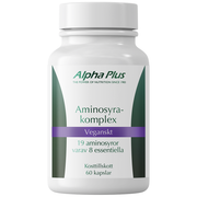 Alpha Plus Vegan Aminosyrakomplex, 60 kapslar
