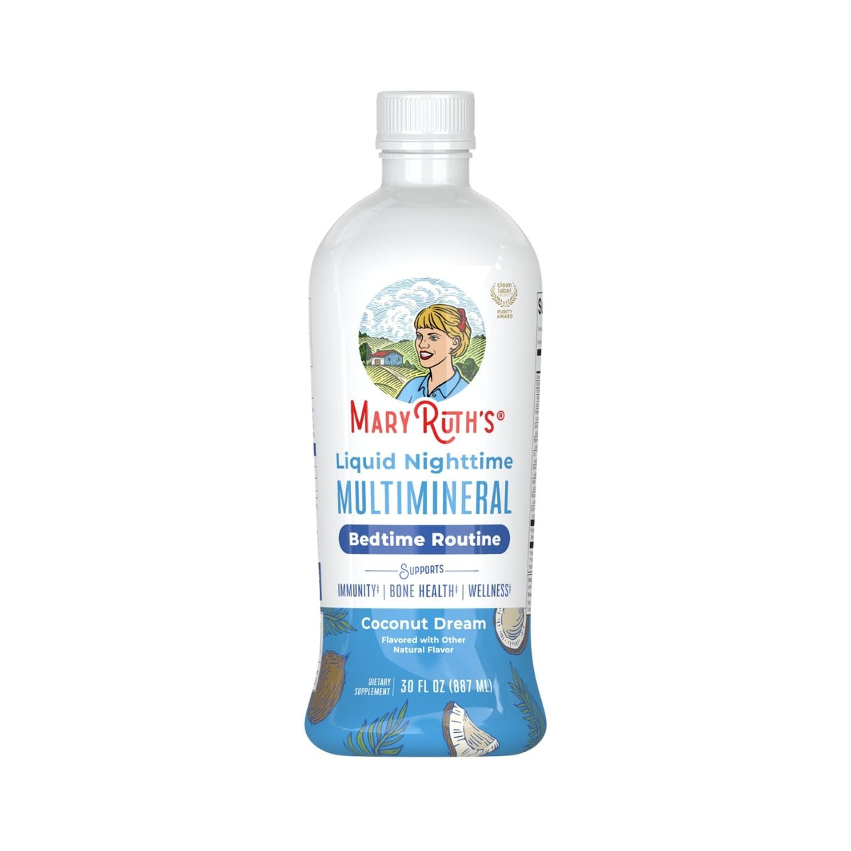 Nighttime Multimineral Coconut 887 ml - MaryRuth´s