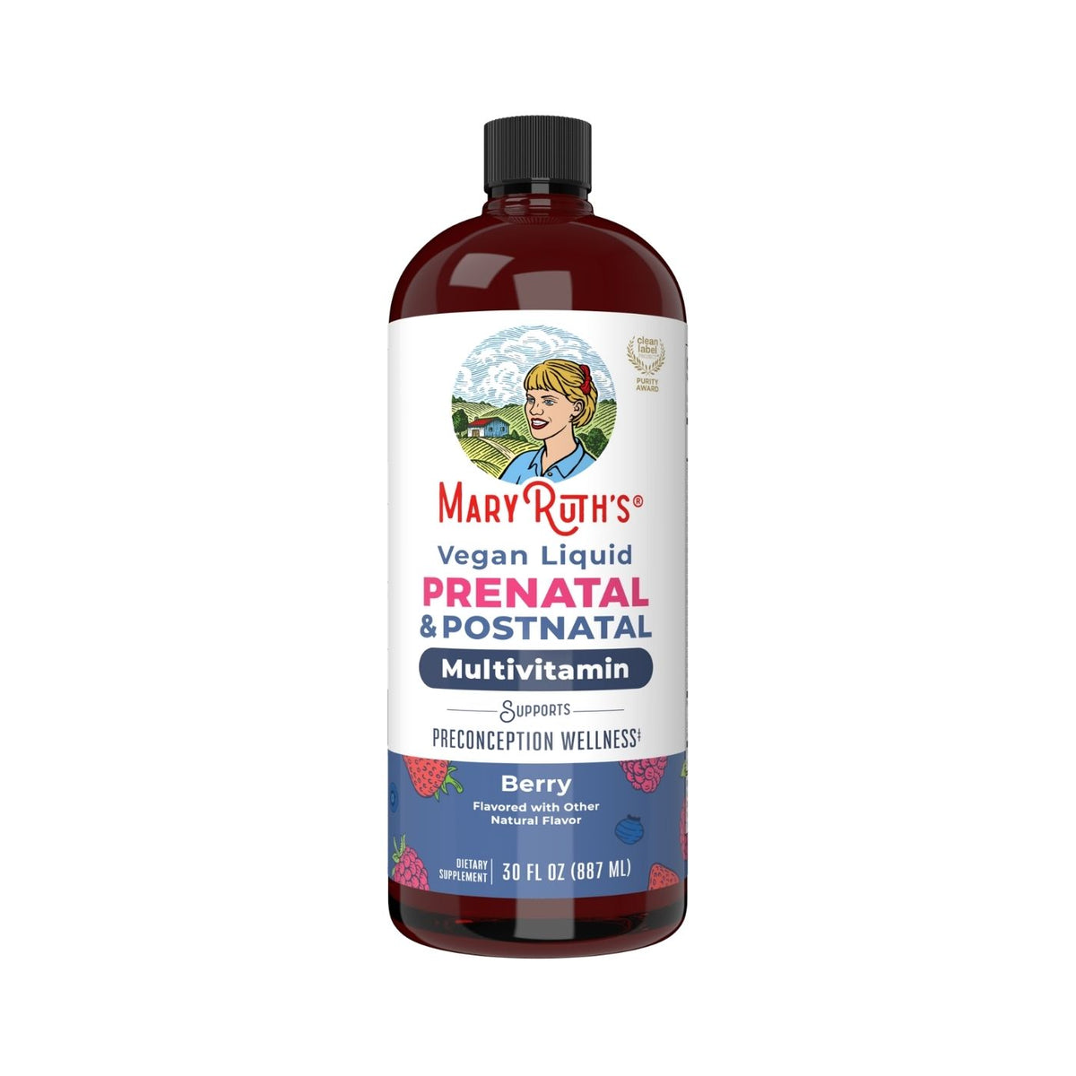 Prenatal & Postnatal Flytande Multivitamin 946 ml - MaryRuth´s