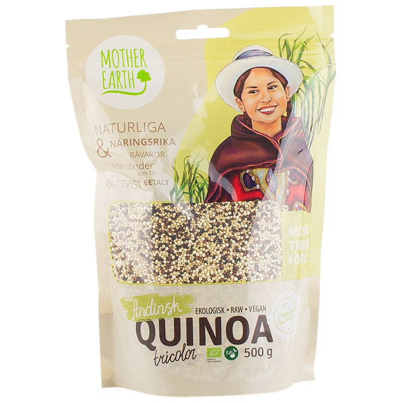 Organic Tricolor Quinoa 500 grams