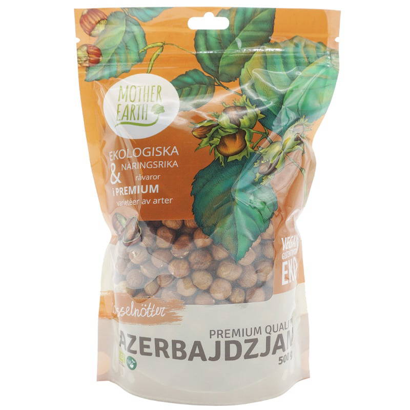 RAW Organic Hazelnuts 500 g