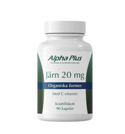 Alpha Plus Järn 20 mg, 90 kapslar