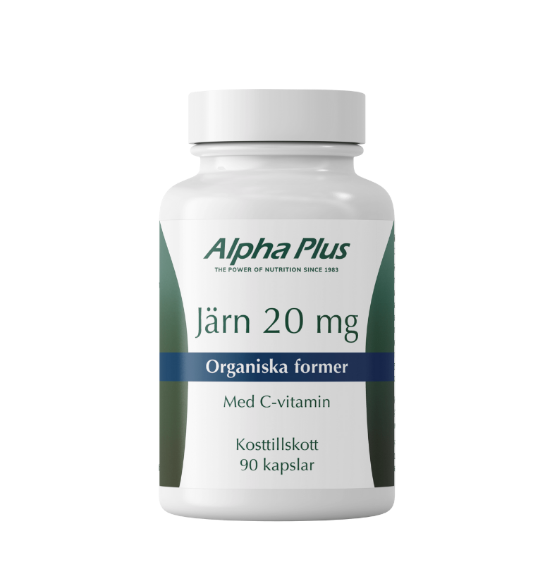 Alpha Plus Iron 20 mg, 90 capsules
