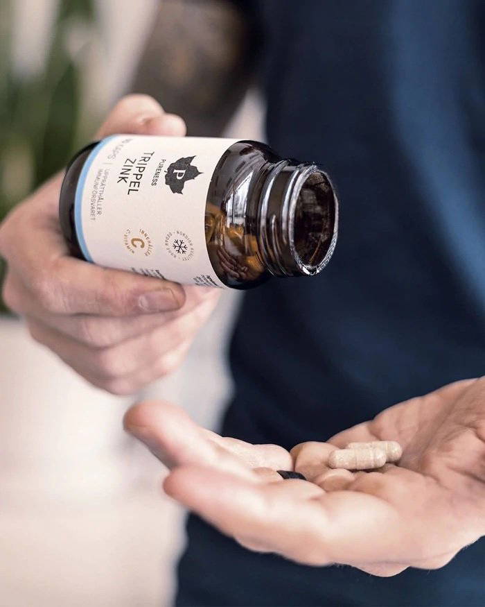 Pureness Trippel Zink, 120 kapslar