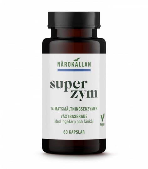 Närokällan Superzym Enzymes, 60 capsules
