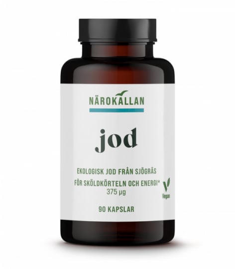 Närokällan Organic Iodine, 90 capsules