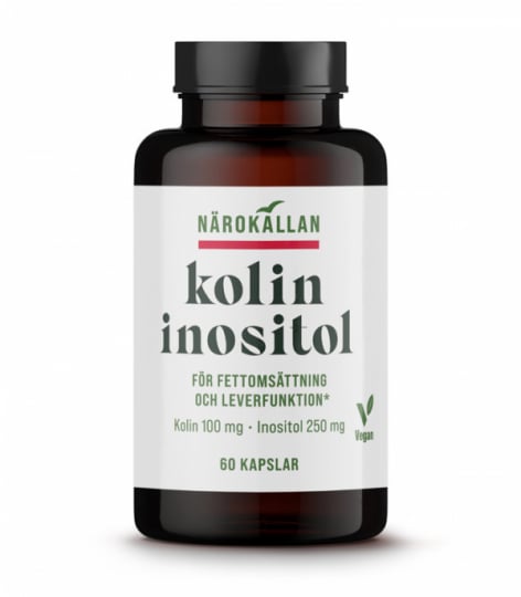 Närokällan Choline / Inositol, 60 capsules