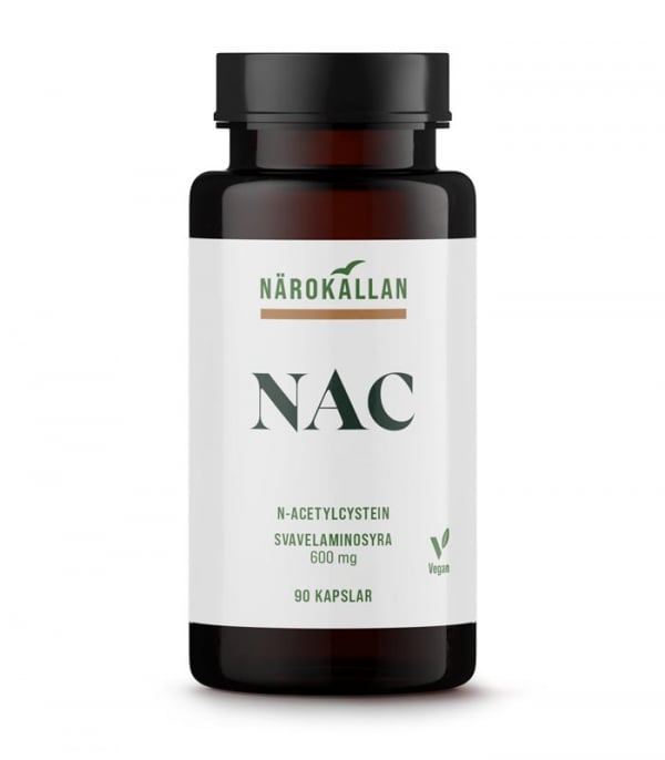 Närokällan NAC / N-Acetyl Cystein, 90 kapslar
