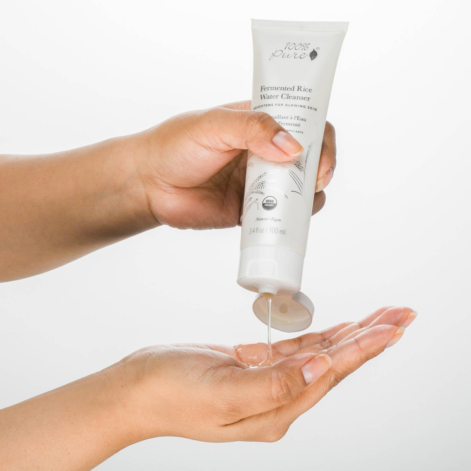 100% Pure Fermented Rice Water Cleanser