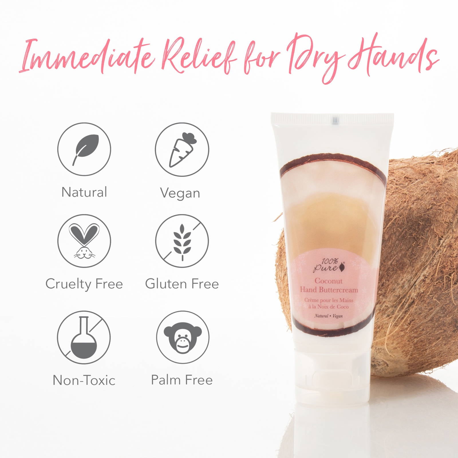 100% Pure Coconut Hand Buttercream