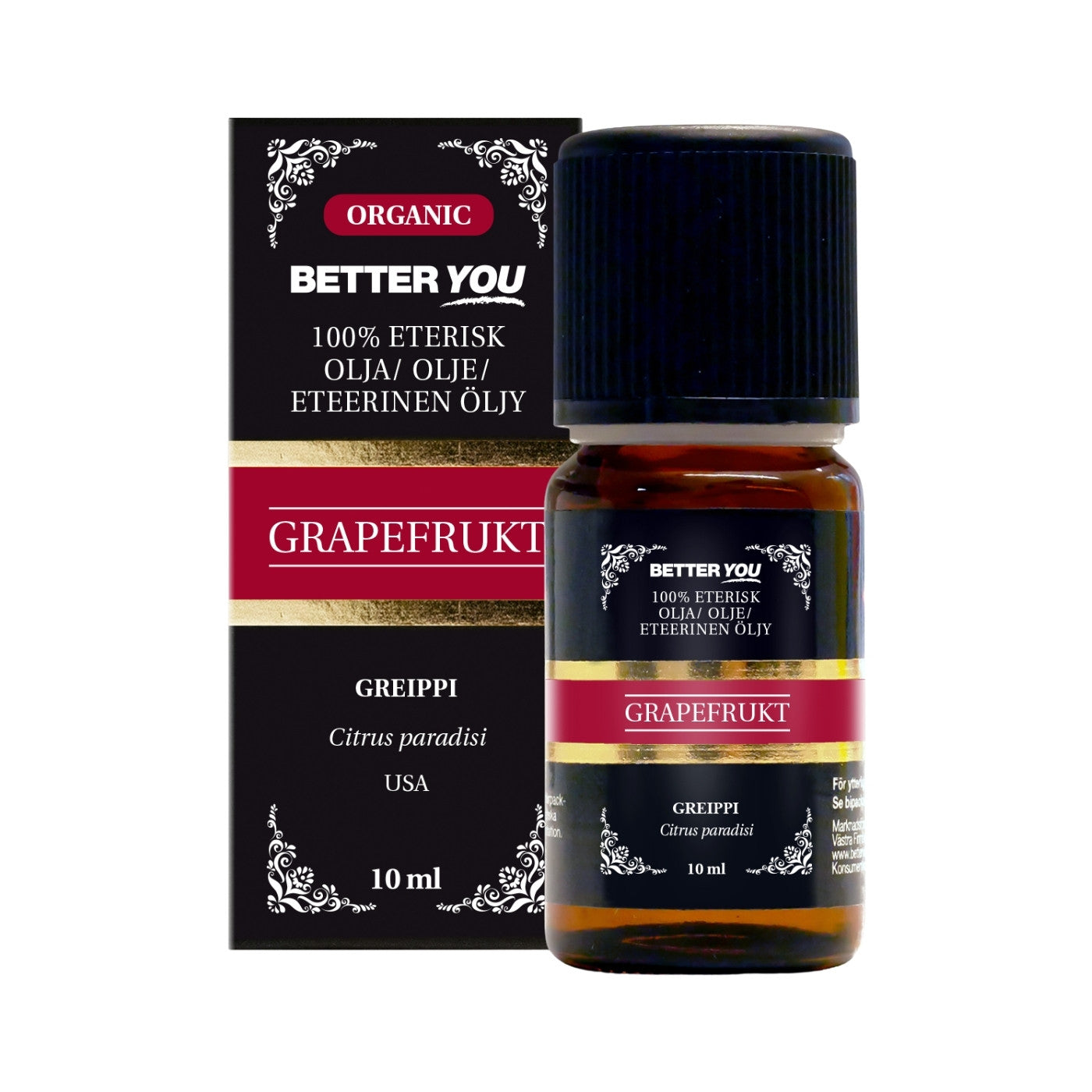 Better You Økologisk Eterisk Olje Grapefrukt