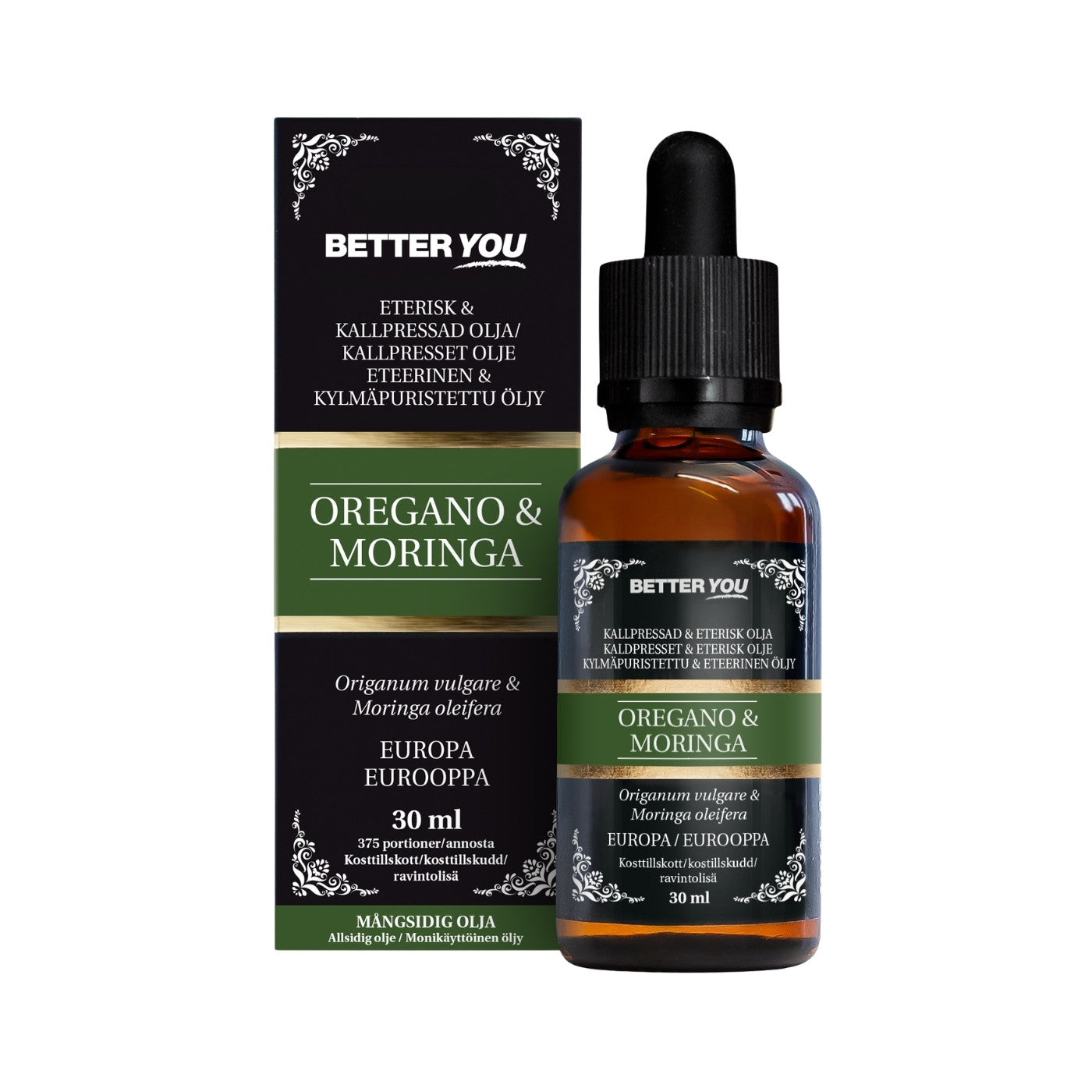 Better You Økologisk Oregano & Moringa olje, 30 ml