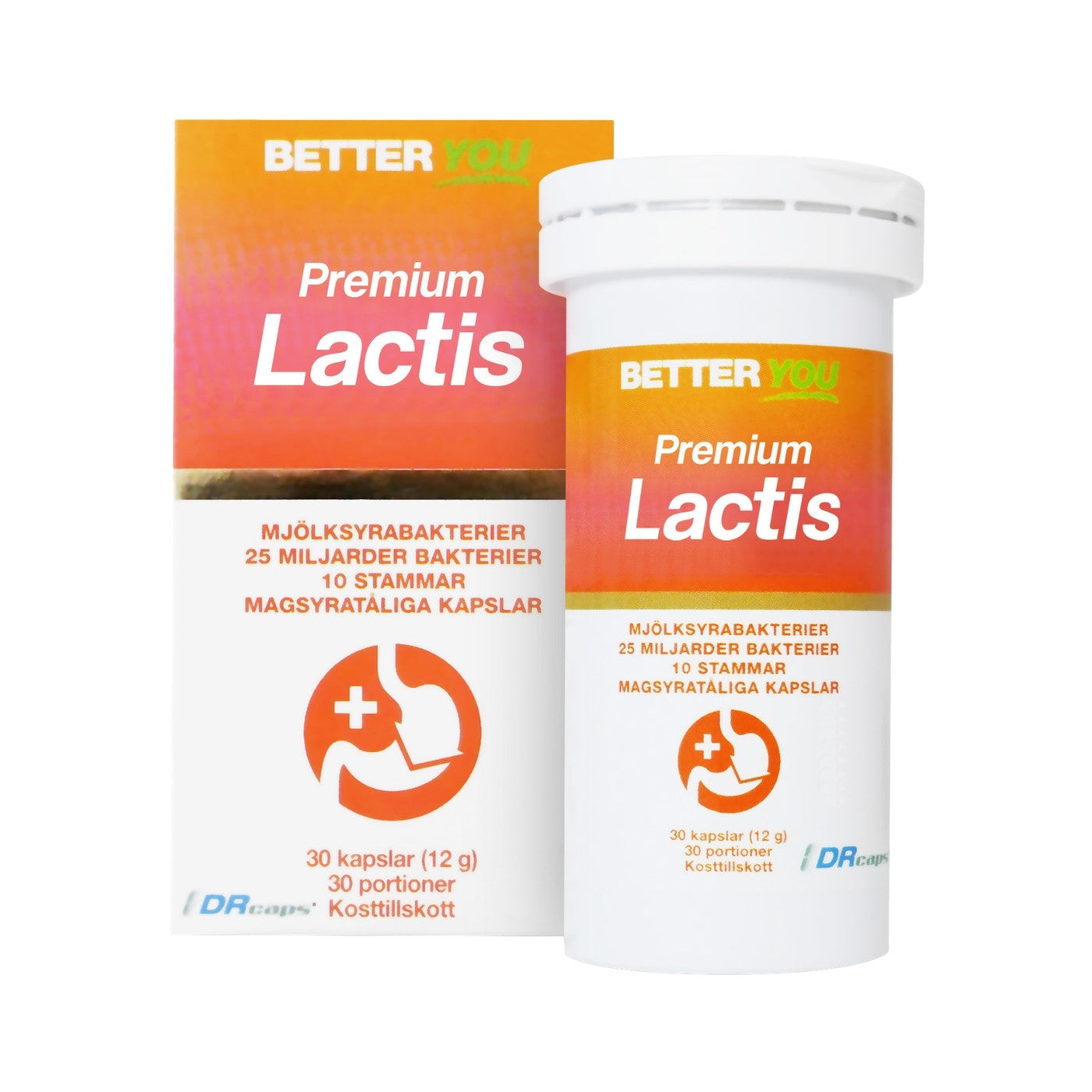 Better You Premium Lactis Melkesyrebakterier, 30 kapsler
